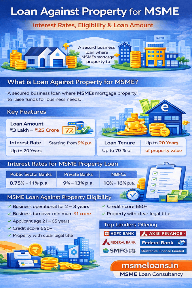 Loan against property for MSME business india
