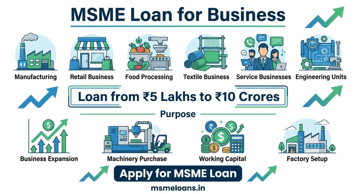 MSME loan for business in India for expansion and working capital