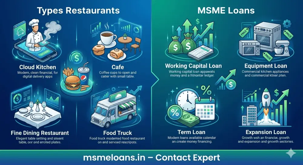 Types of loans for Restaurants and hotels types of restaurants businesses 